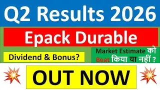 Epack Durable Q2 results 2026 | Epack Durable results today | Epack Durable Share News | Epack Share