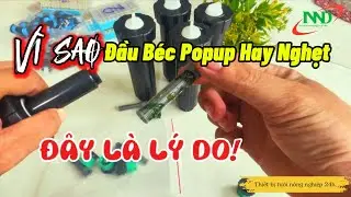 Vì sao Đầu Béc Popup Hay Bị Nghẹt - Và Đây Là lý do nên có lọc rác | Thiết Bị Tưới Nông Nghiệp 24h