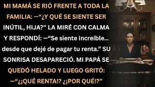 Le dejé de pagar la renta a mi mamá y toda la familia se quedó en shock.