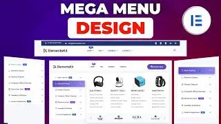 How to Build Professional Mega Menu in Elementor 2026 | WordPress Mega Menu Design with ElementsKit