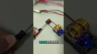 Making a Mini Induction Heater! Part 2! 🔥 #shortvideo #electrician #electroniccomponents