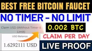High paying bitcoin faucet | 0.002 Btc daily + NoTimer | Payment Proof | Bitcoin mining site 2020