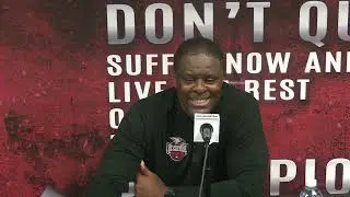 MBB vs Bluefield State Postgame Interviews