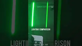 Comparative video of CCFL lightsabers vs Neoled lightsabers by Art15 Custom #hottoys #starwars