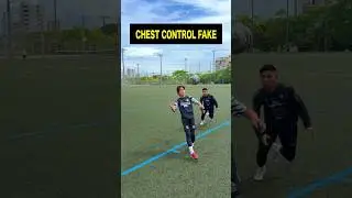 Chest control skill ⚽  #football #chest #skills #shorts @JAMESZ10X