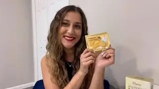 How To Use 24K Gold Under Eye Patches - 20 Pack Under Eye Mask Unboxing