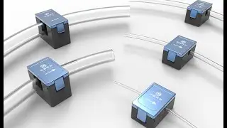 Clamp-on flow sensor/flow meter set up---CG series ultrasonic flow sensor