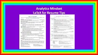 LaTeX Resume Tips with Overleaf