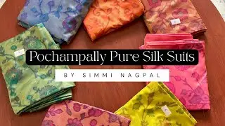 Pochampally Pure Silk Suits Live | Premium Authentic Handloom Collection