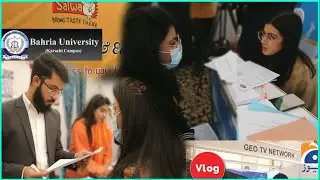 Bahria University Job Fair 2022 in Karachi ft Geo Tv Meezan bank & Other Companies Career fair 2022