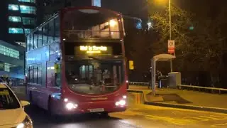 Buses at Queen Elizabeth Hospital, Birmingham (22/12/22)