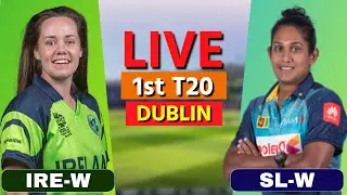 Sri Lanka Women vs Ireland Women Live - 1st T20 | SL W vs IRE W Live | SL W Live Mach Today