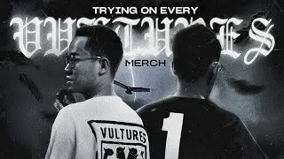 Trying on Kanye West's VULTURES Merch