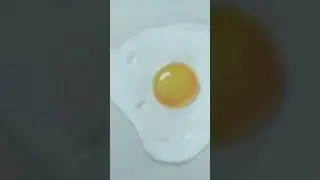 realistic art |realart| pencil colour|egg drawing 🥚🍳 fry egg 😂 comoin   #realisticdrawing