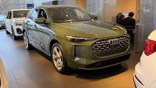 All new Q5 District green with brown interior 