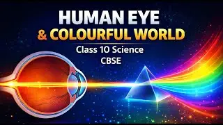 The Human Eye and The Colorful World l Lecture 3 | Class 10 |  Science | CBSE | Free Education