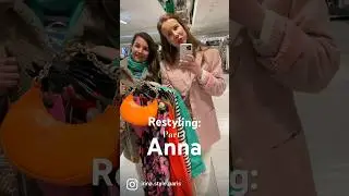 Restyling personal shopper shopping in Paris style transformation at H&M with image-maker