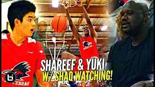 Shareef O'Neal & Yuuki Okubo DON'T BACK DOWN w/ Shaq Watching!! Crossroads vs Damien Full Highlights