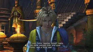 Final Fantasy X HD Remaster - Besaid Island - Entering Besaid Temple cutscene