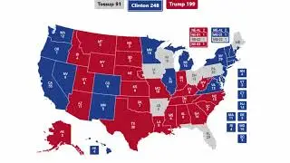 Alternate History 2012 Election Prediction - President Hillary Clinton vs Donald Trump