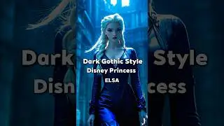 DARK GOTHIC DISNEY PRINCESS WITH #AIART  TECHNOLOGY