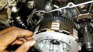 Honda Passion Pro clutch plate Replacing work / Rockfort Motor Works