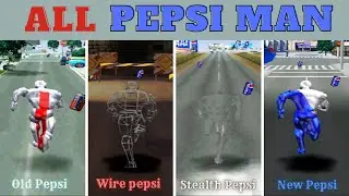 Semua Karakter Pepsiman PS1 - Play as Old , Wire , Stealth #Pepsiman