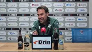 Rueda de prensa de Iñaki Bea previa al partido de la Gimnástica Segoviana frente al Ourense