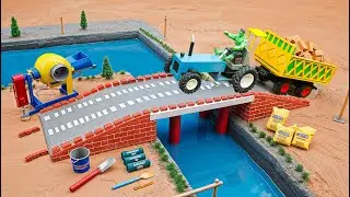 DIY science project epic bridge using modern construction equipment