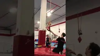 Rope climb- arms only