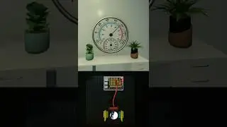Showing my real room temperature and humidity in my unity game on a 3d analog Thermo Hygrometer