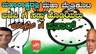 ಮಹಾರಾಷ್ಟ್ರದಲ್ಲಿ  ಮಹಾ ಮೈತ್ರಿಕೂಟ | 2019 Polls : Congress NCP Alliance | YOYO Kannada News