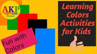 Learning colors activities for kids / Activity game ideas for teaching colors Nursery /LKG / UKG