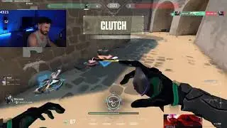 SEN Tarik's Reaction to ICE Cold Marved's 1v3 clutch in new breeze map!
