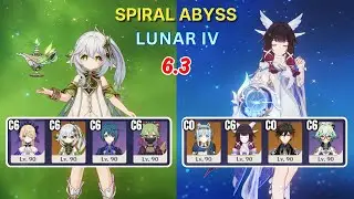 C6R1 Nahida & C6R1 Columbina | Spiral Abyss 6.3 | Genshin Impact