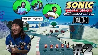 WE GETTING WILD AT BIKINI BOTTOM??!!(sonic racing crossworlds)