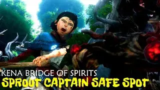 Kena Bridge of Spirits - Sprout Captain Boss Fight - Safe Spot Cheese - PS5