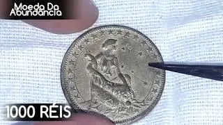MOEDA 1000 R&Eacute;IS 1927  DA ABUND&Acirc;NCIA
