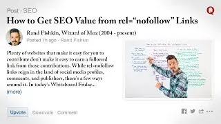 Getting SEO Value from rel=
