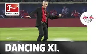 Stadium Announcer Dances Out the Line-Up