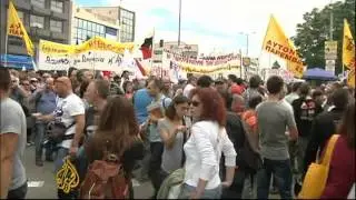 Greek TV station defies shutdown orders