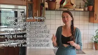 Into The Nature DIY nettle shampoo bar