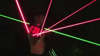 KAM Laser glove and light saber
