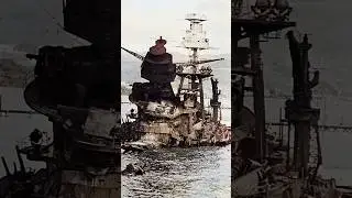 When the uss arizona burned and sank #usa #history #pearlharbor #1940s