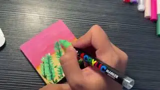 Drawing on a sticky Note | Pink Sky Day 4 of 7