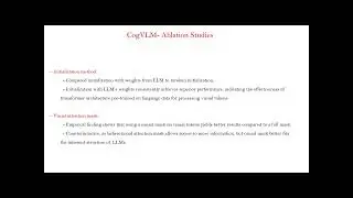 Part 8: Ablation Studies and Conclusions of CogVLM