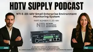NTI E-2D-48V Small Enterprise Environment Monitoring System