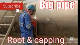 stick welding root and capping pipe