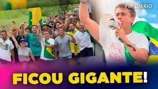 COBERTURA EXCLUSIVA DA CAMINHADA COM NIKOLAS FERREIRA