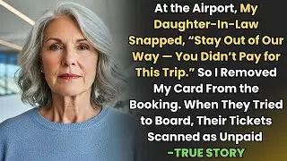 My Son’s Wife Said She Didn’t Need My Charity So I Removed My Card When They Boarded Their Flight
